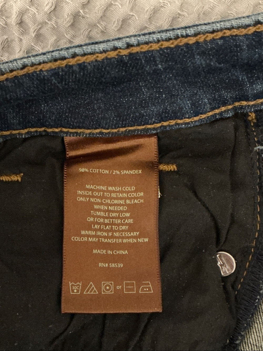 Kut from the Kloth Asher Ankle Straight Leg Jeans size 10 - Picture 11 of 12